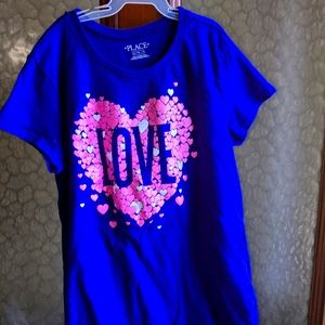 5 girls shirts size XL